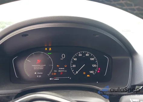 2025 Honda Civic Hybrid Sport/Sport Touring из США, поврежденный, VIN 2HGFE4F88SH342196